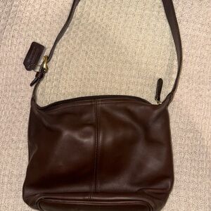 Coach Brown Leather Shoulder Bag